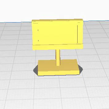 Mô hình màn hình máy tính 3D trang trí thu nhỏ