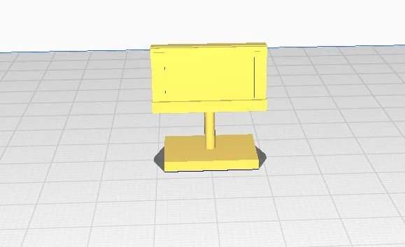 Mô hình màn hình máy tính 3D trang trí thu nhỏ 1