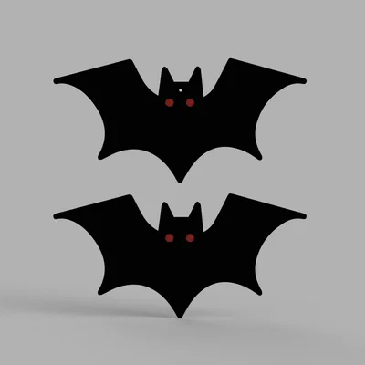 Mô hình trang trí hình con dơi (Bat Decoration) in 3D đẹp mắt