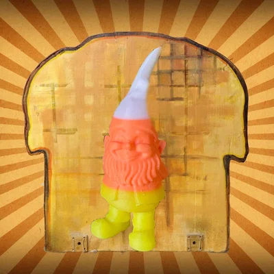 Gnome Hư Kẹo Candy Corn 3 Màu 1 Extruder cho Halloween
