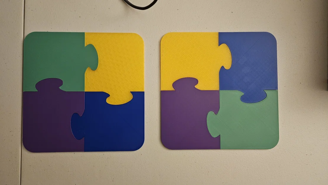 Đế Lót Ly Mảnh Ghép Puzzle (Puzzle Piece Coaster) - Image 3