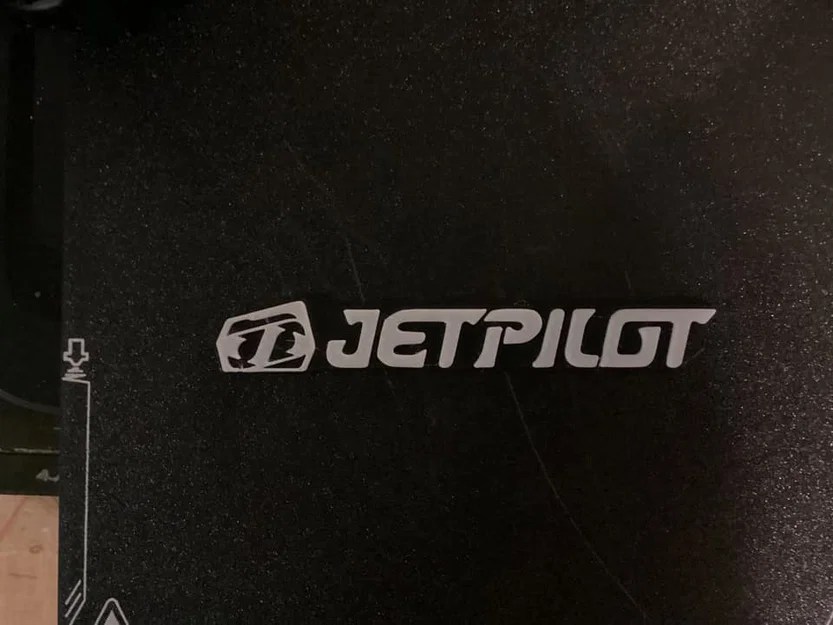 Mô hình logo JetPilot in 3D - Phụ kiện trang trí phong cách - Image 1