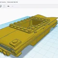 In 3D mô hình xe Chevrolet Bel Air phong cách LEGO - Fidel Castro - Thumbnail 2