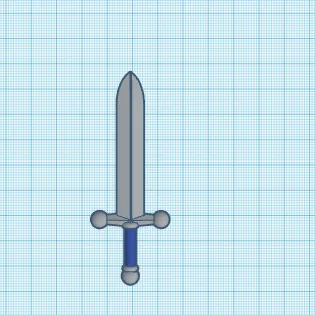 Mô hình thanh kiếm đồ chơi (Toy Sword) nhỏ xinh cho bé yêu