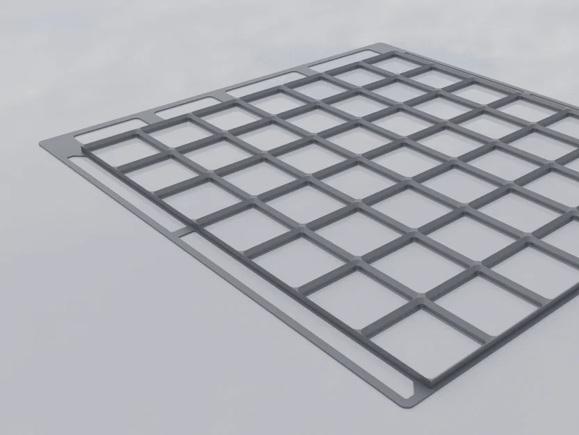 Baseplate Gridfinity cho ngăn kéo Ikea VIKHAMMER - Image 1