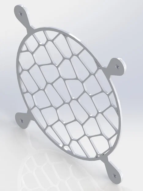 Lưới bảo vệ quạt 120 Voronoi không giảm lưu lượng gió - Image 2