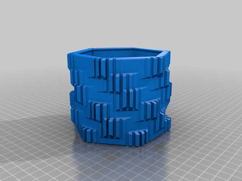 Chậu cây lục giác phong cách Ý - Thiết kế in 3D trang trí độc đáo - Image 5