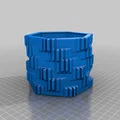 Chậu cây lục giác phong cách Ý - Thiết kế in 3D trang trí độc đáo - Thumbnail 5