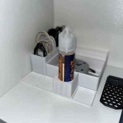 Khay Gridfinity đựng chai vape 100ml/32mm (1x1 5u)