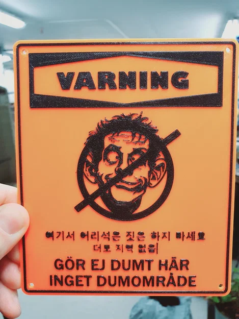 Bảng Cảnh Báo Hài Hước “None Dumb Here” - Image 5