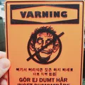 Bảng Cảnh Báo Hài Hước “None Dumb Here” - Thumbnail 5