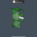 Mô hình Axolotl phong cách thực vật (Plant Axolotl Figurine) độc đáo - Thumbnail 3
