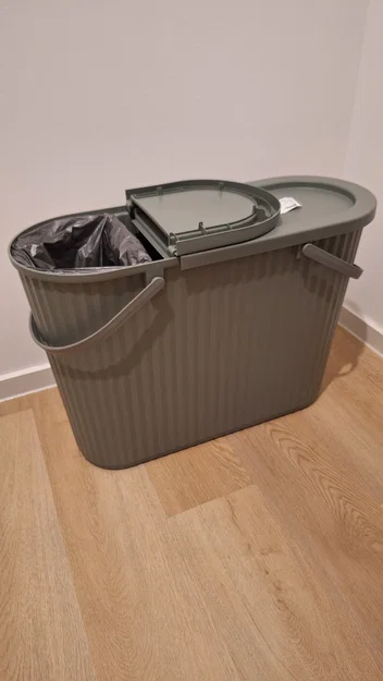 IKEA DAMMÄNG - ngăn chia thùng rác và kẹp giữ túi - Image 1