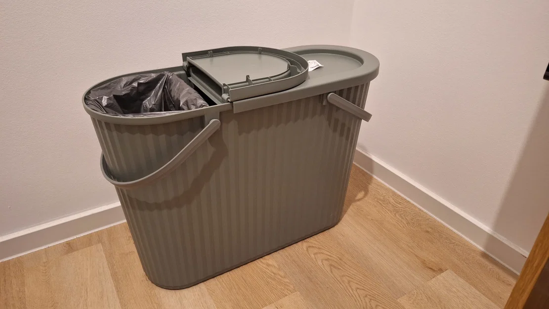 IKEA DAMMÄNG - ngăn chia thùng rác và kẹp giữ túi - Image 2