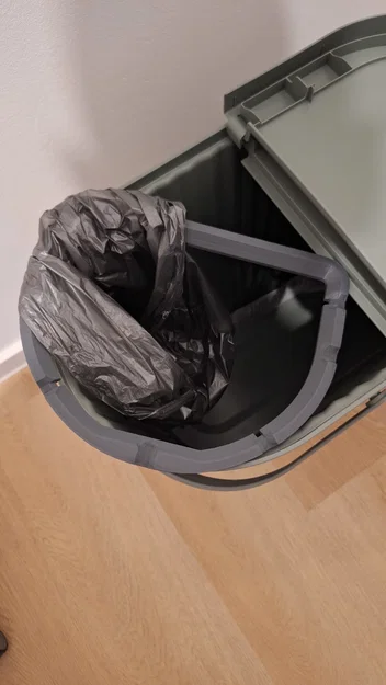 IKEA DAMMÄNG - ngăn chia thùng rác và kẹp giữ túi - Image 3