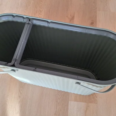 IKEA DAMMÄNG - ngăn chia thùng rác và kẹp giữ túi
