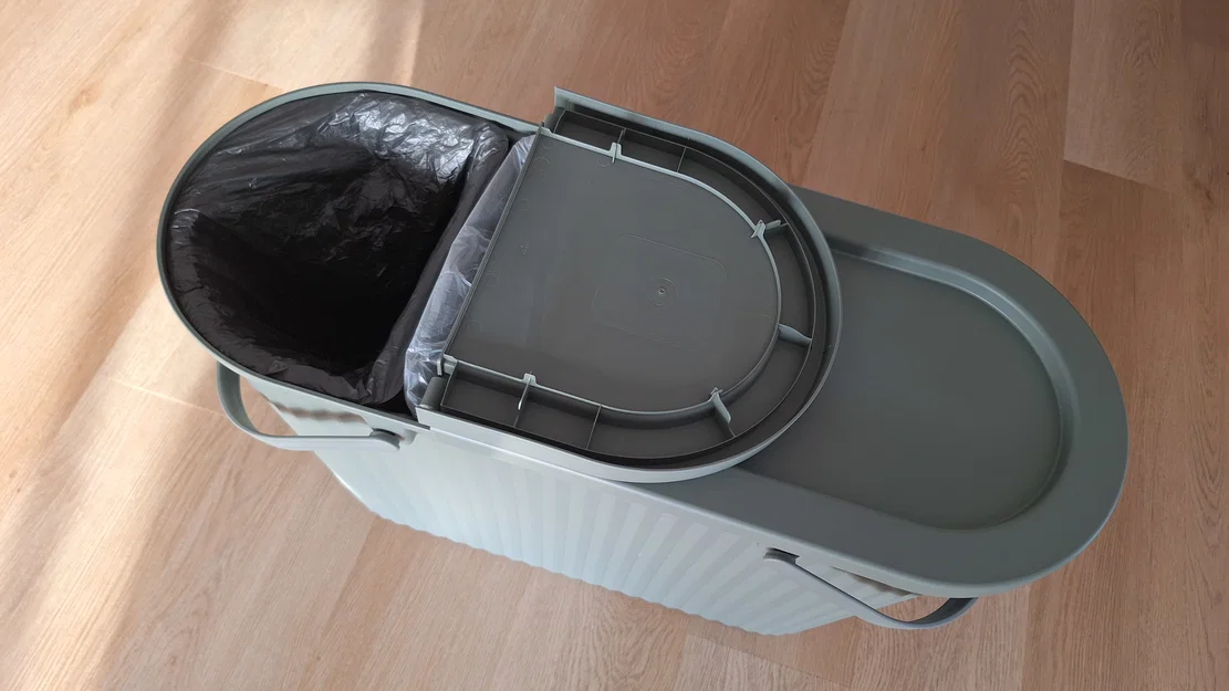 IKEA DAMMÄNG - ngăn chia thùng rác và kẹp giữ túi - Image 9