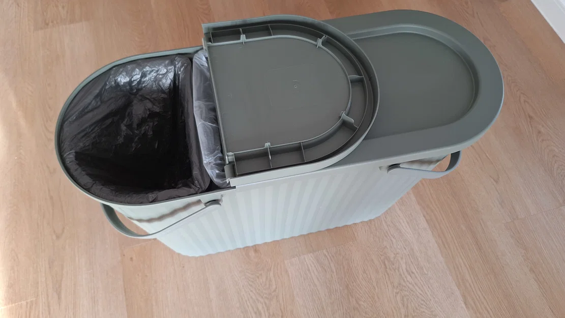 IKEA DAMMÄNG - ngăn chia thùng rác và kẹp giữ túi - Image 10