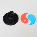 Mặt dây chuyền Âm Dương (YingYang necklace) in 3D siêu nét - Thumbnail 3