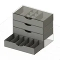 Tủ ngăn kéo mini đa năng Organizzatore GT313 - In 3D phụ kiện gọn gàng - Thumbnail 1
