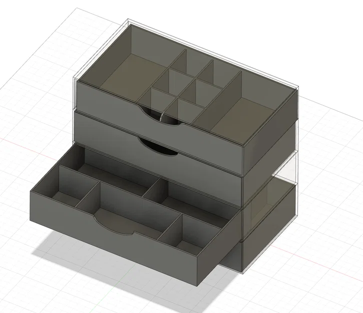 Tủ ngăn kéo mini đa năng Organizzatore GT313 - In 3D phụ kiện gọn gàng - Image 2