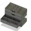 Tủ ngăn kéo mini đa năng Organizzatore GT313 - In 3D phụ kiện gọn gàng - Thumbnail 2