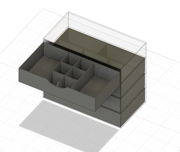Tủ ngăn kéo mini đa năng Organizzatore GT313 - In 3D phụ kiện gọn gàng - Image 4