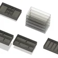 Tủ ngăn kéo mini đa năng Organizzatore GT313 - In 3D phụ kiện gọn gàng - Thumbnail 5