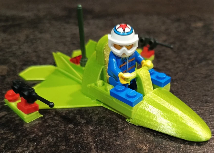 Mô hình in 3D máy bay chiến đấu F-22 Raptor tương thích LEGO - Image 3