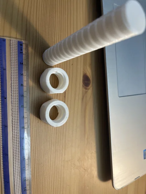 Bộ bu lông và đai ốc 3D (Bolt + Nut) - Linh kiện lắp ráp hữu ích - Image 3