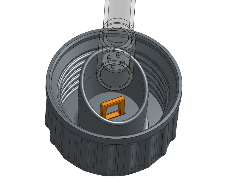 Nắp Debowler ren GL45 (Debowler Lid with GL45 thread) - Image 3