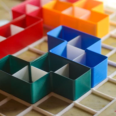Khay Đựng Linh Kiện Phong Cách Tetris Tương Thích Hệ Gridfinity