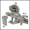 1/144 GR-W01 120mm Graze Rifle (Súng trường Graze 120mm) - Thumbnail 8