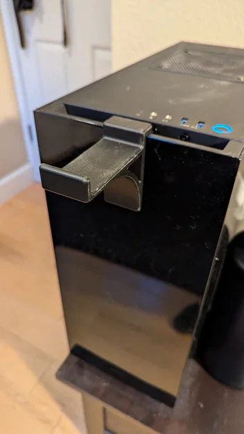 Móc treo tai nghe in 3D chuyên dụng cho vỏ máy tính NZXT S340 - Image 2