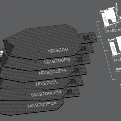 RC10B2/B3/T3 Graphite