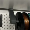 Giá treo cuộn nhựa 3D thông minh gắn kệ 18mm - Thumbnail 1