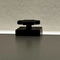 Giá treo cuộn nhựa 3D thông minh gắn kệ 18mm - Thumbnail 2