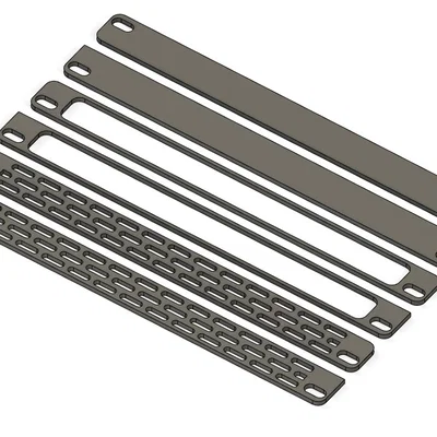 Tấm Che Rack 10-inch 1/2U (10-inch 1/2U Rack Mount Blanks)