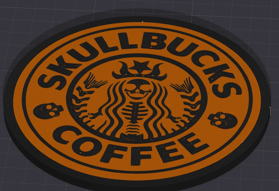 Miếng lót ly Skullbucks phong cách Halloween in 3D cực chất - Image 4