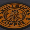 Miếng lót ly Skullbucks phong cách Halloween in 3D cực chất - Thumbnail 4