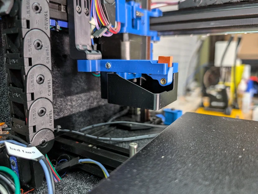 Voron 2.4 Nozzle Wiper: Gắn Gantry hoặc Bed, Tương thích Beacon - Image 1