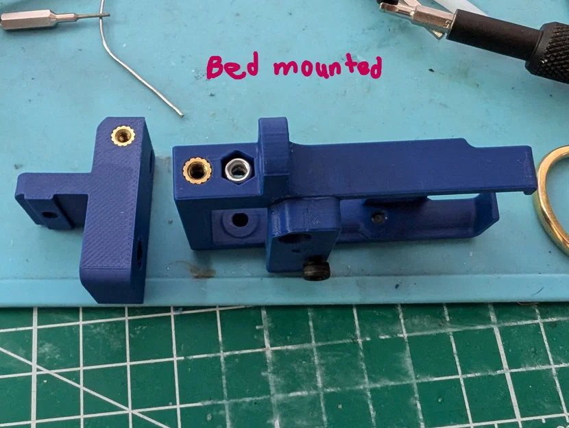 Voron 2.4 Nozzle Wiper: Gắn Gantry hoặc Bed, Tương thích Beacon - Image 9
