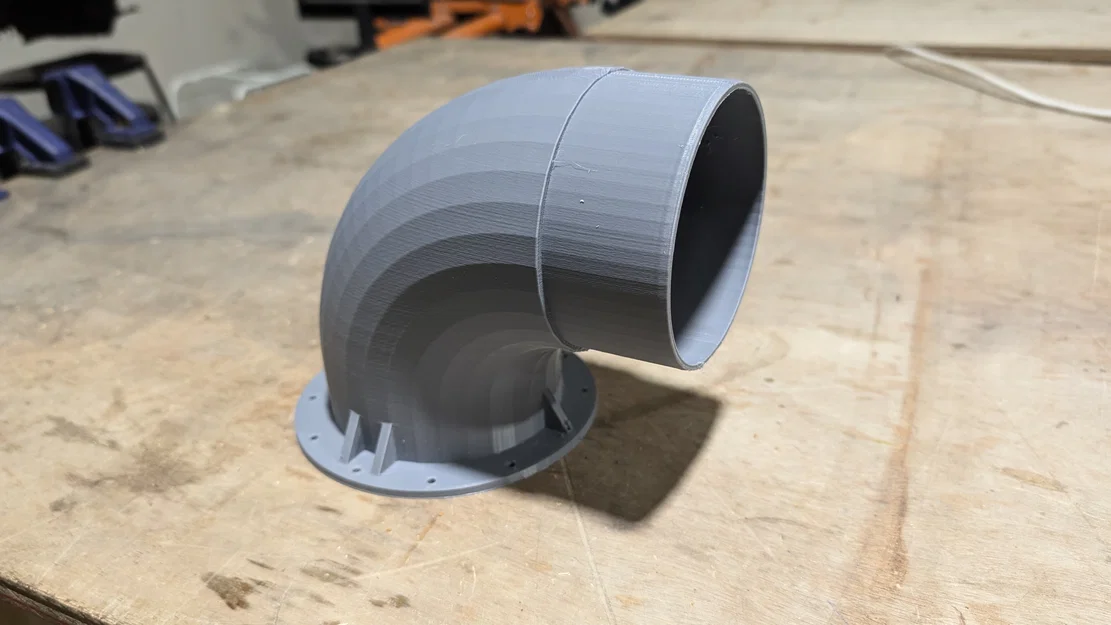 Đầu nối hút khói Mimaki 100mm (Mimaki fume extraction 100mm fitting) - Image 1