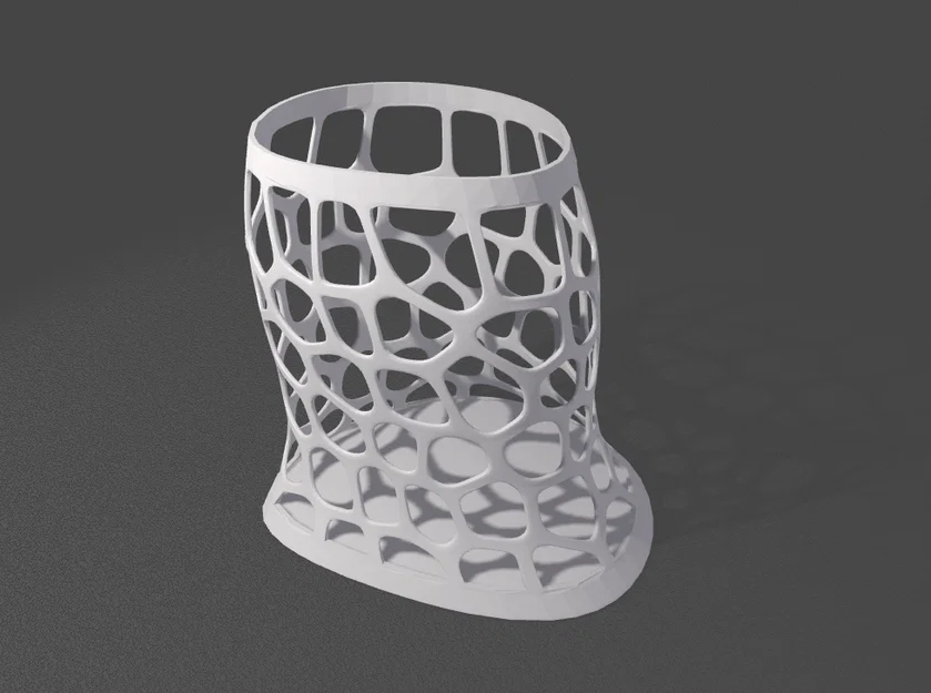 Mẫu bình hoa Voronoi 3D ấn tượng: Hướng dẫn in chi tiết - Image 1