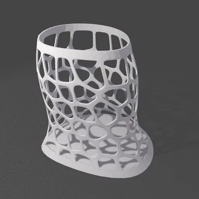 Mẫu bình hoa Voronoi 3D ấn tượng: Hướng dẫn in chi tiết