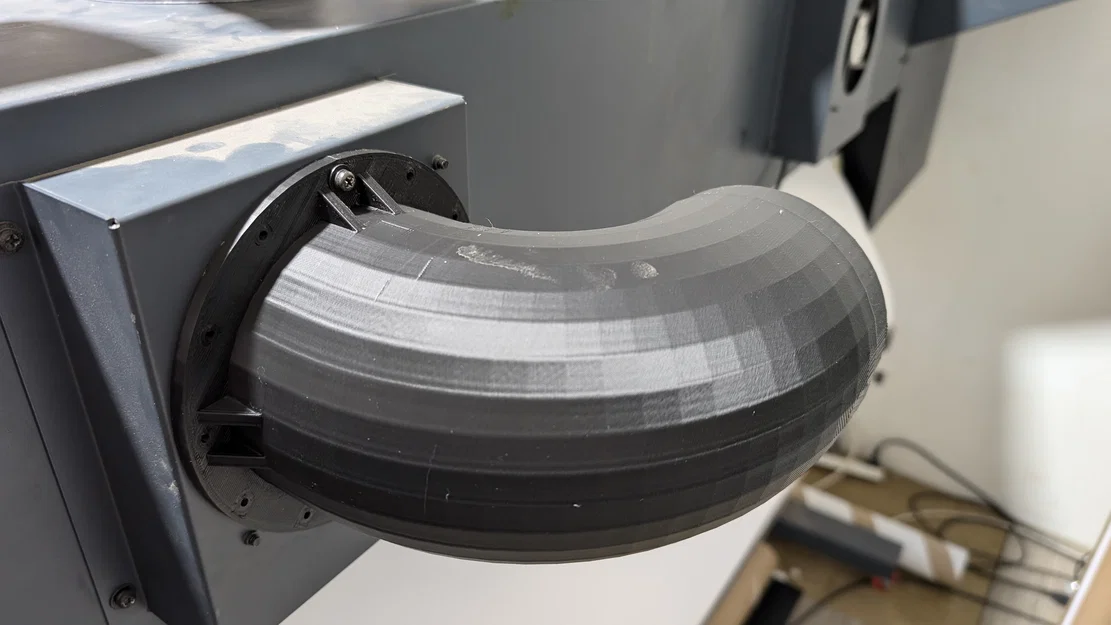 Đầu nối hút khói Mimaki 100mm V3 (Mimaki fume extraction fitting 100mm V3) - Image 4