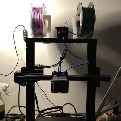 Giá treo cuộn nhựa filament cho máy in 3D khung nhôm 20mm