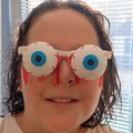 Kính Halloween Mắt Đỏ Ngầu (Bloodshot Eyes Glasses) - Thumbnail 2