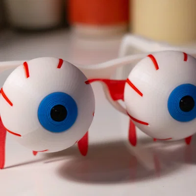 Kính Halloween Mắt Đỏ Ngầu (Bloodshot Eyes Glasses)
