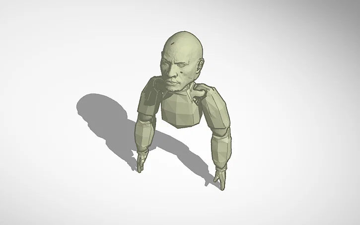 Mô hình Rockilla 3D - Sự kết hợp độc đáo giữa The Rock và Gorilla - Image 1